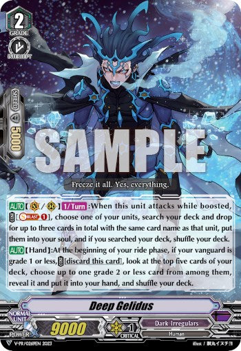 Deep Gelidus (V-PR/0269EN 2023) [V Promo Cards] | Pegasus Games WI