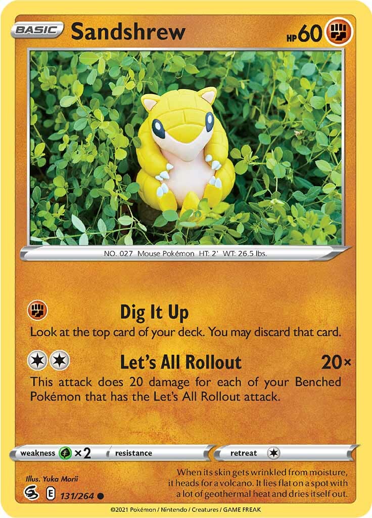 Sandshrew (131/264) [Sword & Shield: Fusion Strike] | Pegasus Games WI