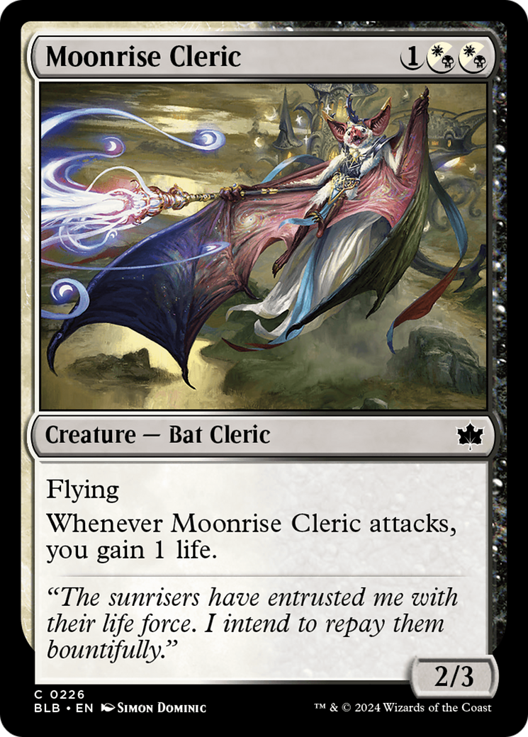 Moonrise Cleric [Bloomburrow] | Pegasus Games WI