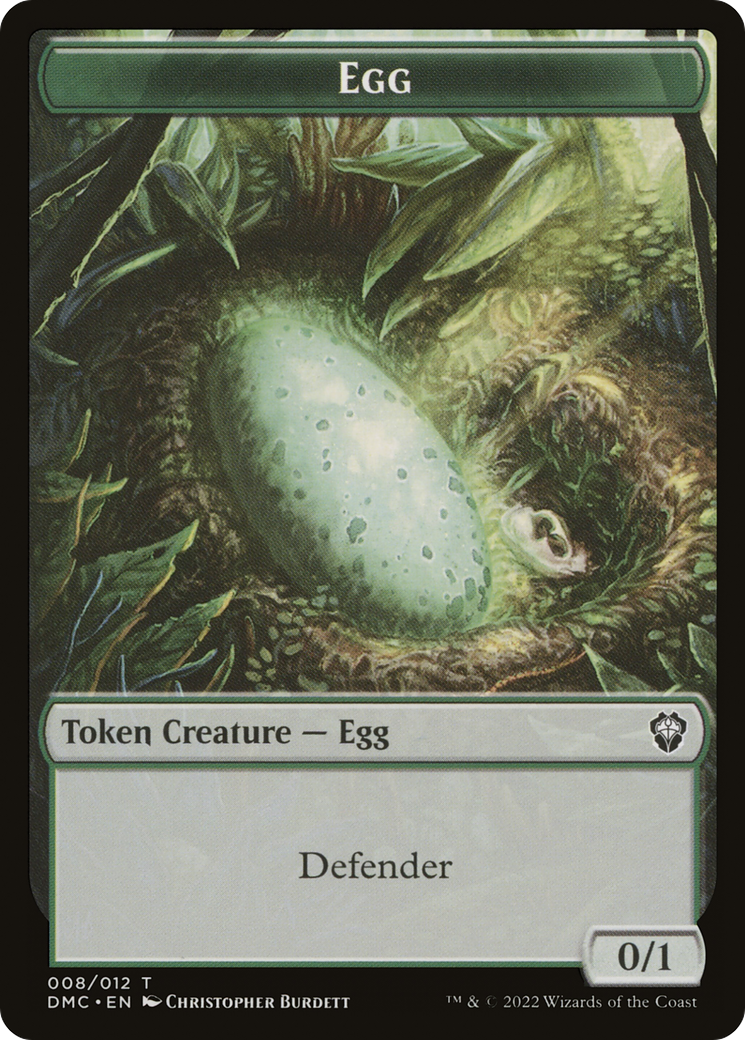 Treasure // Egg Double-Sided Token [Secret Lair Drop Series] | Pegasus Games WI