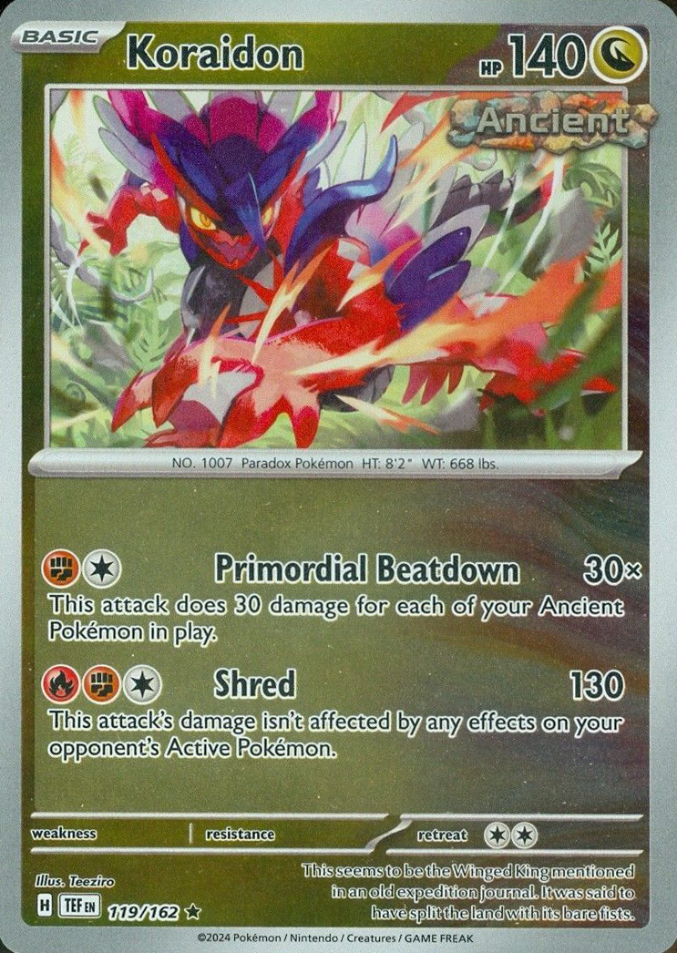 Koraidon (119/162) [Scarlet & Violet: Temporal Forces] | Pegasus Games WI