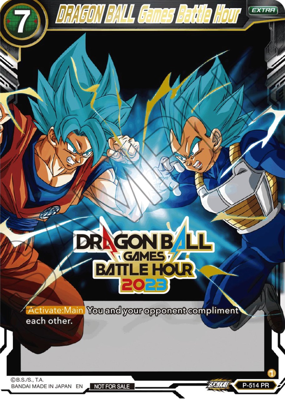 DRAGON BALL Games Battle Hour (Dragon Ball Games Battle Hour 2023 Promo Card Set) (P-514) [Promotion Cards] | Pegasus Games WI