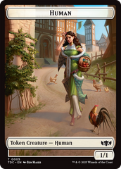 Human // Rat Double-Sided Token [Tarkir: Dragonstorm Commander Tokens] | Pegasus Games WI