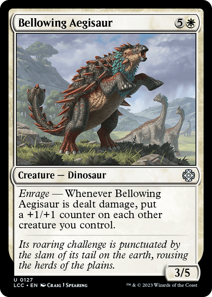 Bellowing Aegisaur [The Lost Caverns of Ixalan Commander] | Pegasus Games WI