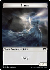 Spirit (0010) // Satyr Double-Sided Token [Commander Masters Tokens] | Pegasus Games WI
