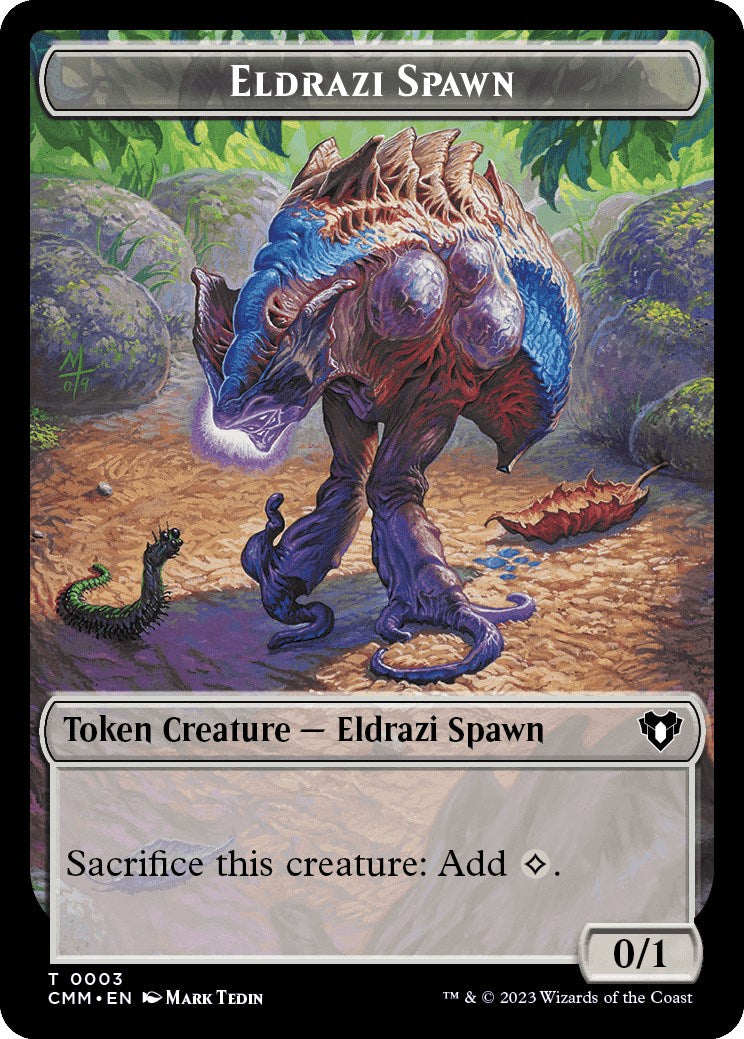 Eldrazi Spawn // Ogre Double-Sided Token [Commander Masters Tokens] | Pegasus Games WI