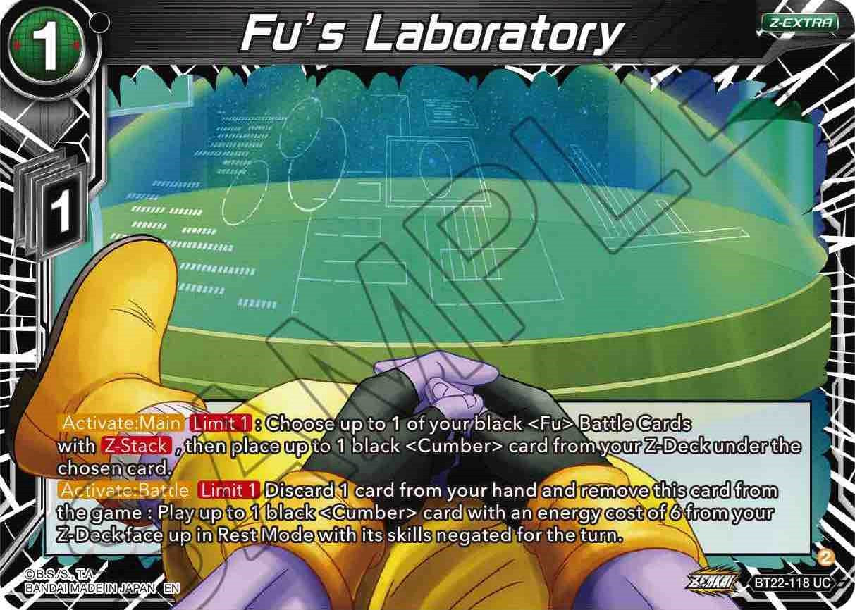 Fu's Laboratory (BT22-118) [Critical Blow] | Pegasus Games WI
