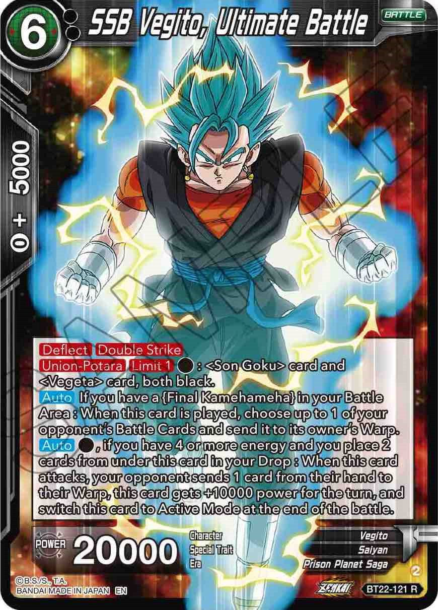 SSB Vegito, Ultimate Battle (BT22-121) [Critical Blow] | Pegasus Games WI