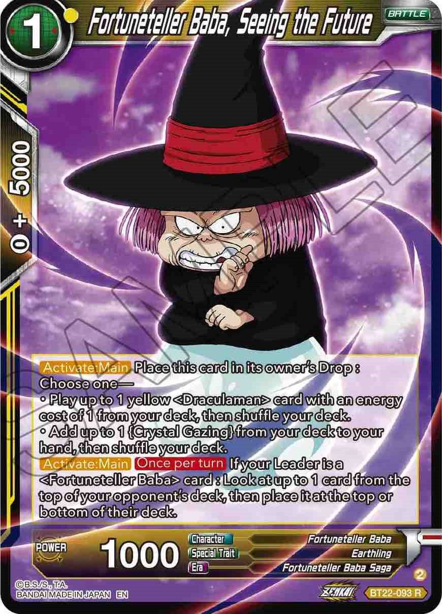 Fortuneteller Baba, Seeing the Future (BT22-093) [Critical Blow] | Pegasus Games WI