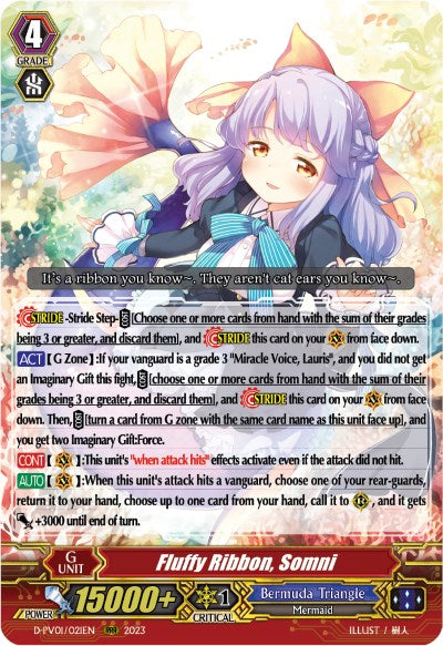 Fluffy Ribbon, Somni (D-PV01/021EN) [D-PV01: History Collection] | Pegasus Games WI