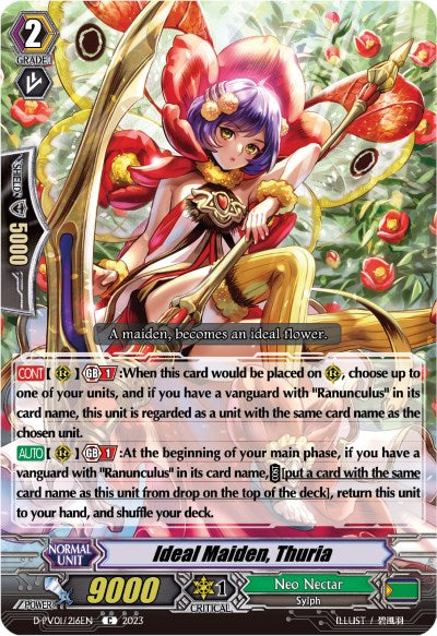 Ideal Maiden, Thuria (D-PV01/216EN) [D-PV01: History Collection] | Pegasus Games WI