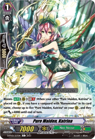 Pure Maiden, Katrina (D-PV01/217EN) [D-PV01: History Collection] | Pegasus Games WI