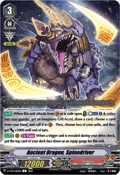 Ancient Dragon, Spinodriver (D-PV01/250EN) [D-PV01: History Collection] | Pegasus Games WI
