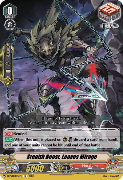 Stealth Beast, Leaves Mirage (D-PV01/275EN) [D-PV01: History Collection] | Pegasus Games WI
