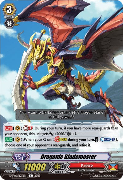 Dragonic Blademaster (D-PV01/107EN) [D-PV01: History Collection] | Pegasus Games WI