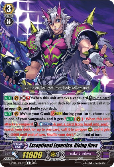 Exceptional Expertise, Rising Nova (D-PV01/115EN) [D-PV01: History Collection] | Pegasus Games WI