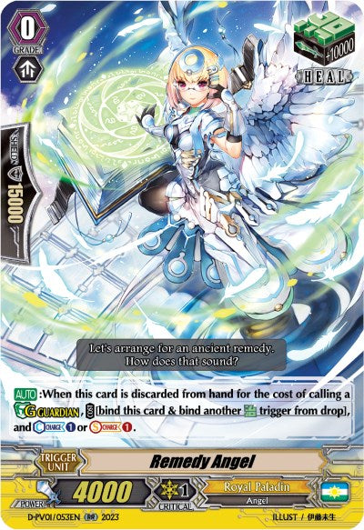 Remedy Angel (D-PV01/053EN) [D-PV01: History Collection] | Pegasus Games WI