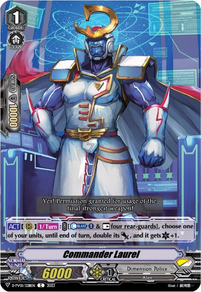 Commander Laurel (D-PV01/328EN) [D-PV01: History Collection] | Pegasus Games WI