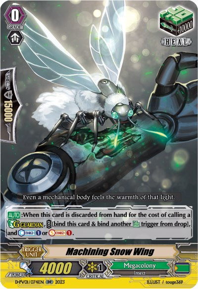 Machining Snow Wing (D-PV01/074EN) [D-PV01: History Collection] | Pegasus Games WI