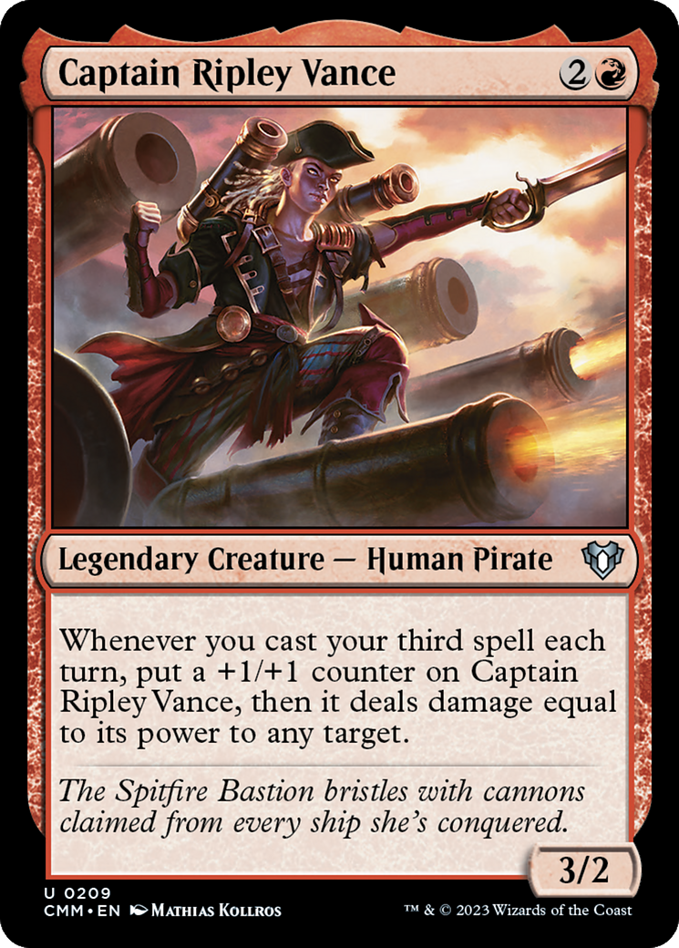 Captain Ripley Vance [Commander Masters] | Pegasus Games WI