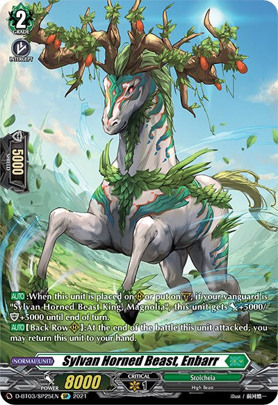 Sylvan Horned Beast, Enbarr (D-BT03/SP25EN) [Advance of Intertwined Stars] | Pegasus Games WI
