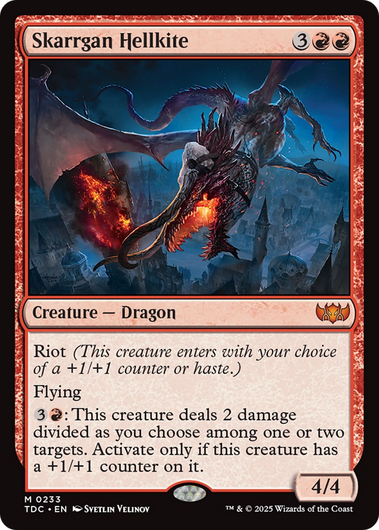 Skarrgan Hellkite [Tarkir: Dragonstorm Commander] | Pegasus Games WI