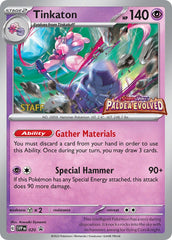 Tinkaton (020) (Staff Promo) [Scarlet & Violet: Black Star Promos] | Pegasus Games WI