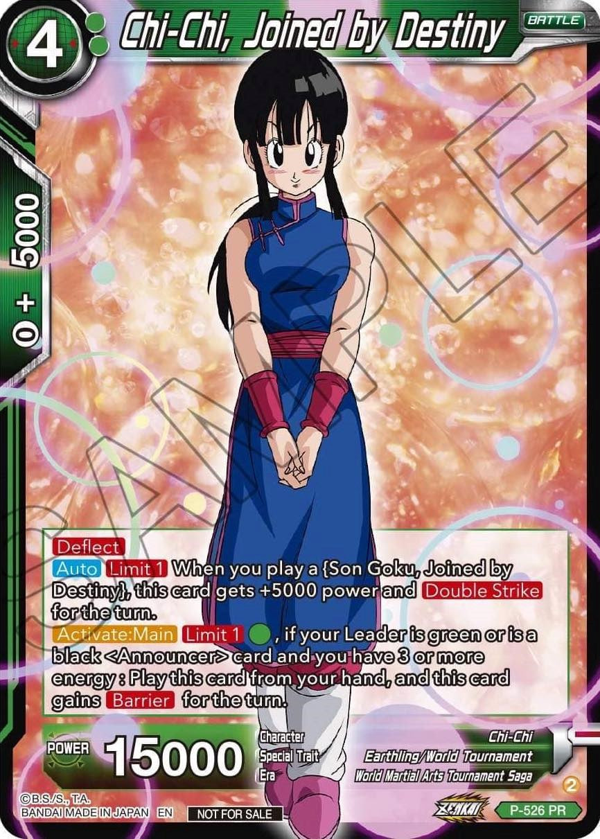 Chi-Chi, Joined by Destiny (Zenkai Series Tournament Pack Vol.5) (P-526) [Tournament Promotion Cards] | Pegasus Games WI
