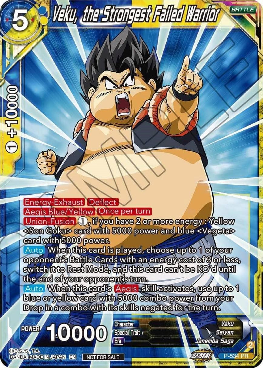 Veku, the Strongest Failed Warrior (Zenkai Series Tournament Pack Vol.5) (P-534) [Tournament Promotion Cards] | Pegasus Games WI