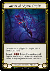 Quiver of Abyssal Depths (Golden) [FAB126] (Promo)  Cold Foil | Pegasus Games WI