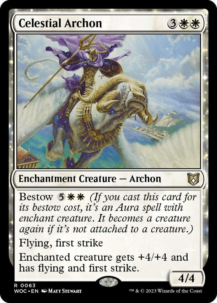 Celestial Archon [Wilds of Eldraine Commander] | Pegasus Games WI