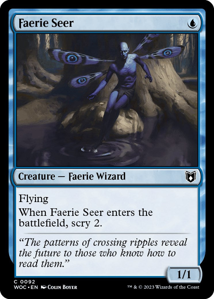 Faerie Seer [Wilds of Eldraine Commander] | Pegasus Games WI