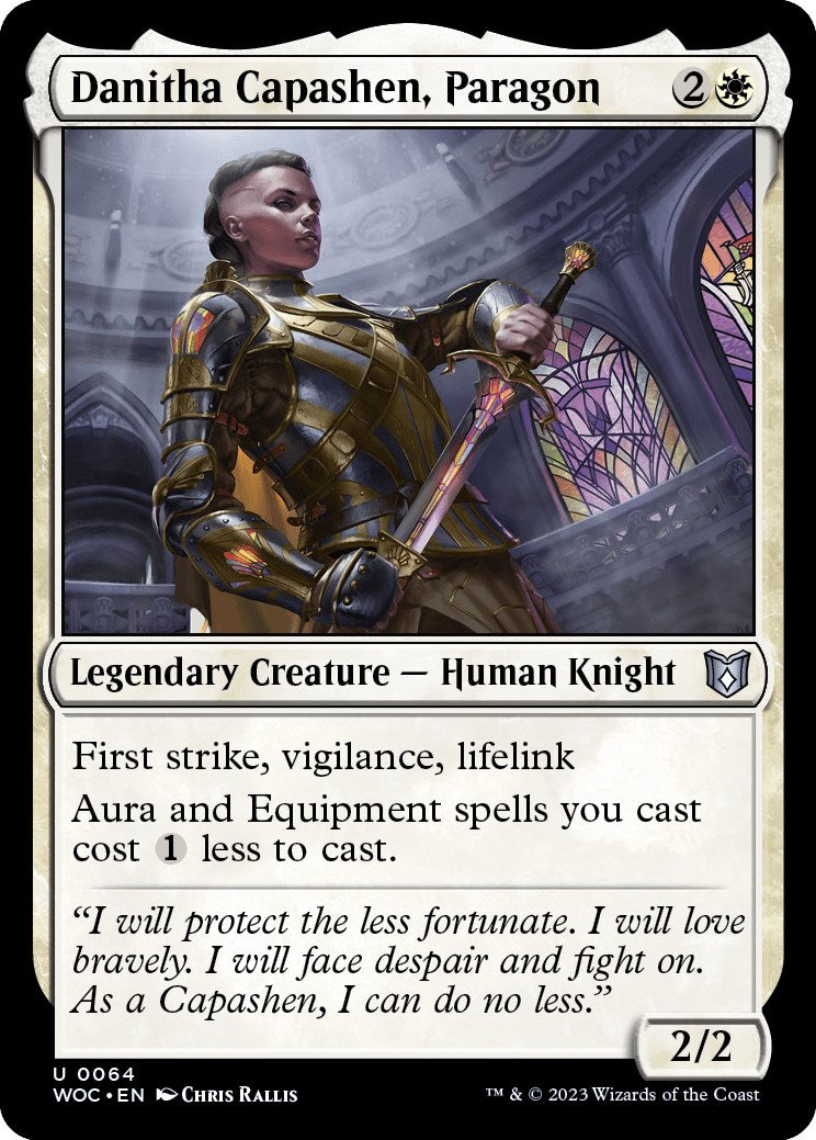 Danitha Capashen, Paragon [Wilds of Eldraine Commander] | Pegasus Games WI