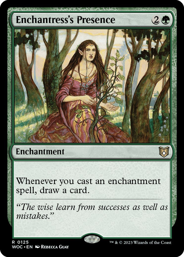 Enchantress's Presence [Wilds of Eldraine Commander] | Pegasus Games WI