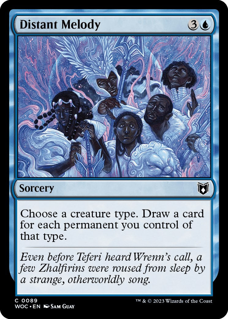 Distant Melody [Wilds of Eldraine Commander] | Pegasus Games WI
