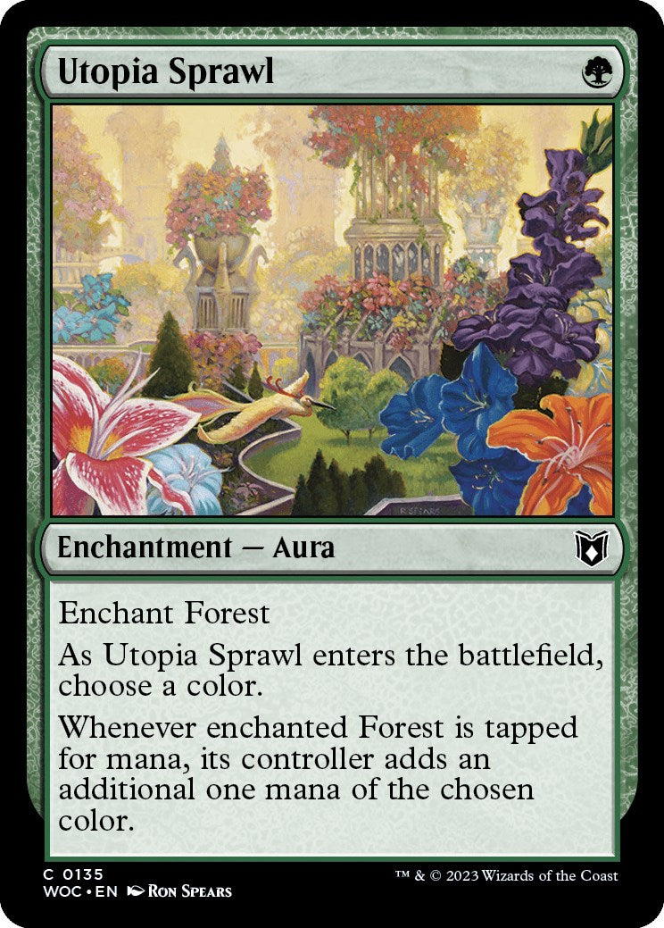 Utopia Sprawl [Wilds of Eldraine Commander] | Pegasus Games WI