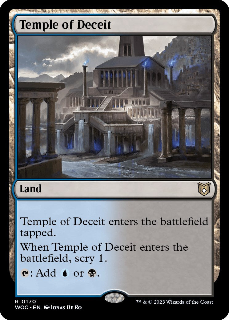 Temple of Deceit [Wilds of Eldraine Commander] | Pegasus Games WI