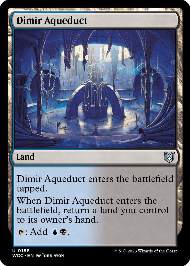 Dimir Aqueduct [Wilds of Eldraine Commander] | Pegasus Games WI
