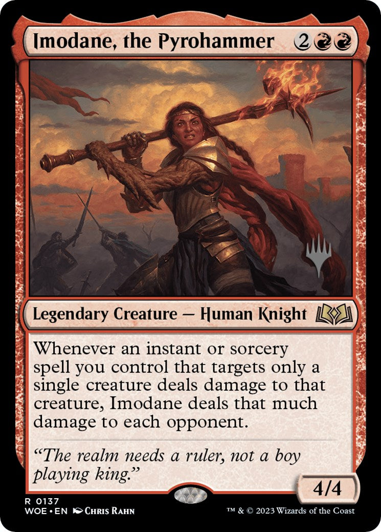 Imodane, the Pyrohammer (Promo Pack) [Wilds of Eldraine Promos] | Pegasus Games WI