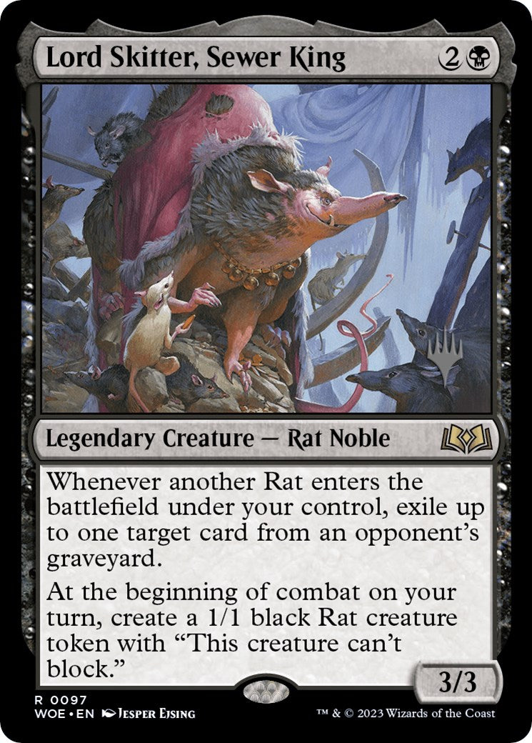 Lord Skitter, Sewer King (Promo Pack) [Wilds of Eldraine Promos] | Pegasus Games WI