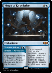 Virtue of Knowledge // Vantress Visions (Promo Pack) [Wilds of Eldraine Promos] | Pegasus Games WI