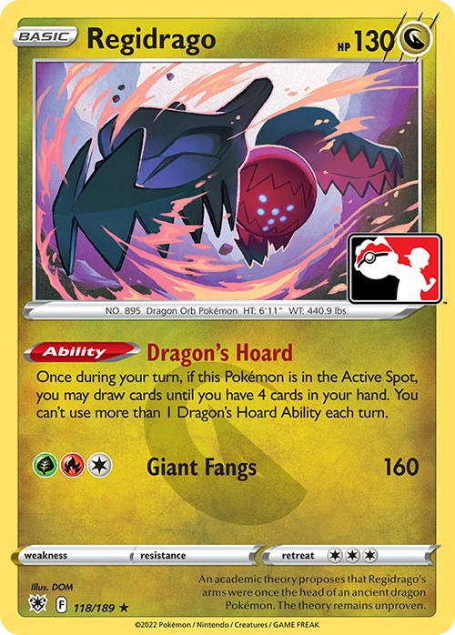 Regidrago (118/189) [Prize Pack Series Three] | Pegasus Games WI