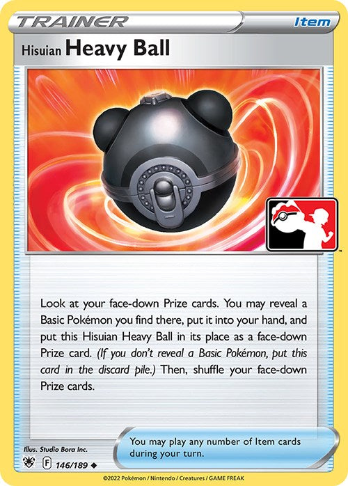 Hisuian Heavy Ball (146/189) [Prize Pack Series Three] | Pegasus Games WI