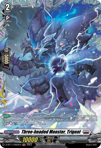 Three-headed Monster, Trigent (D-BT11/FR22EN) [Clash of the Heroes] | Pegasus Games WI
