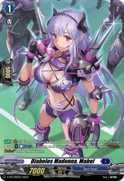 Diabolos Madonna, Mabel (D-PR/265EN) [Clash of the Heroes] | Pegasus Games WI