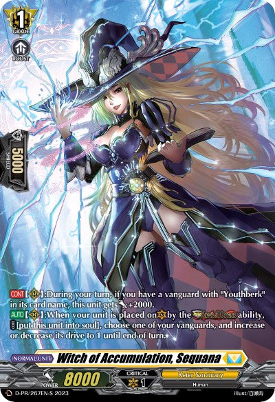 Witch of Accumulation, Sequana (Foil) (D-PR/267EN-S) [Clash of the Heroes] | Pegasus Games WI