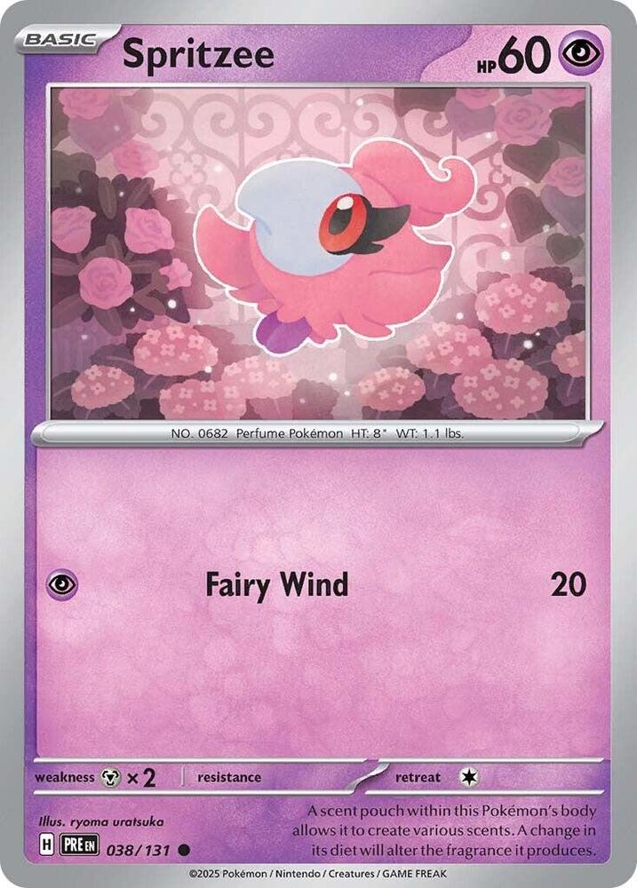 Spritzee (038/131) [Scarlet & Violet: Prismatic Evolutions] | Pegasus Games WI