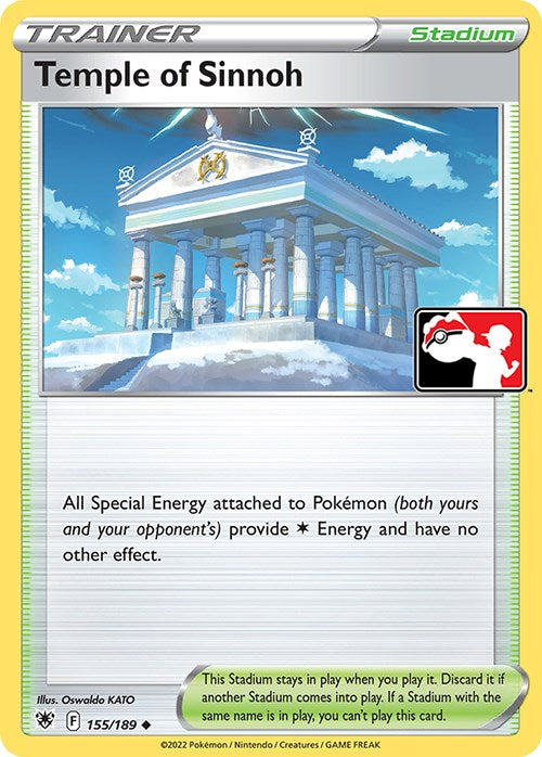 Temple of Sinnoh (155/189) [Prize Pack Series Three] | Pegasus Games WI