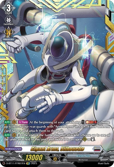Gigant Arms, Silhouette (D-BT11/FFR07EN) [Clash of the Heroes] | Pegasus Games WI