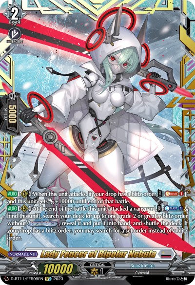 Lady Fencer of Bipolar Nebula (D-BT11/FFR09EN) [Clash of the Heroes] | Pegasus Games WI